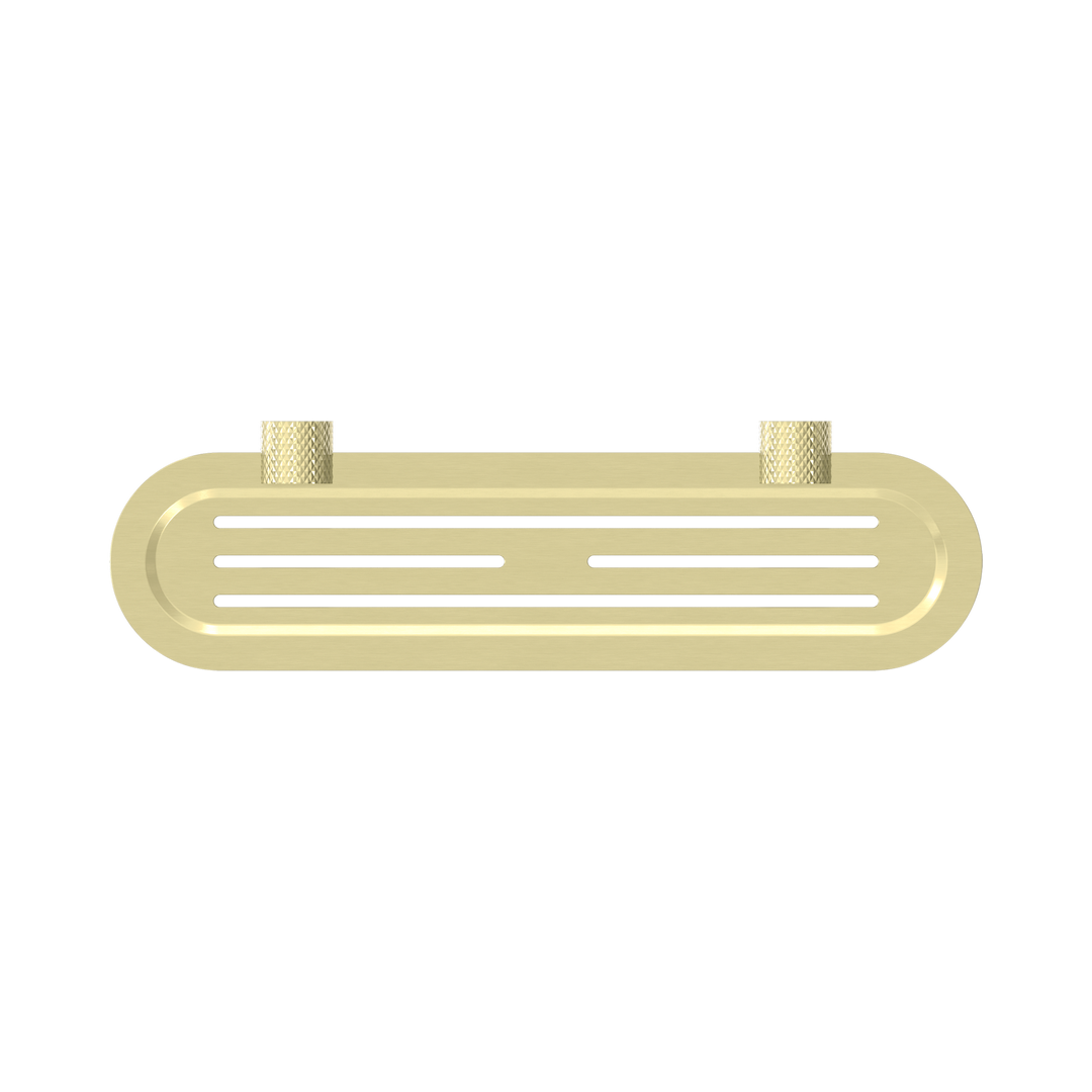 Nero Opal Metal Shower Shelf BB Brushed Gold