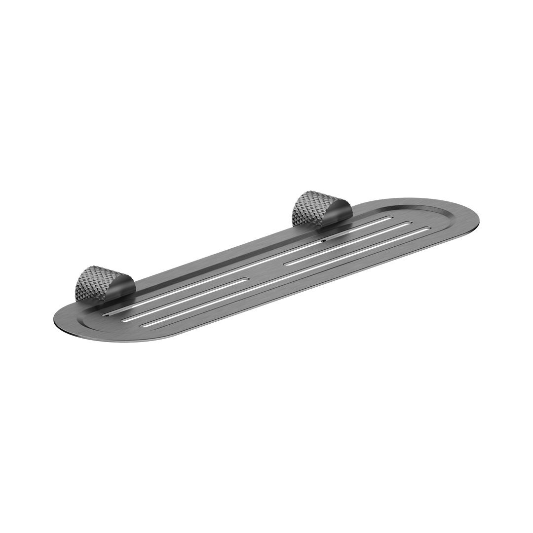 Nero Opal Metal Shower Shelf BB Graphite