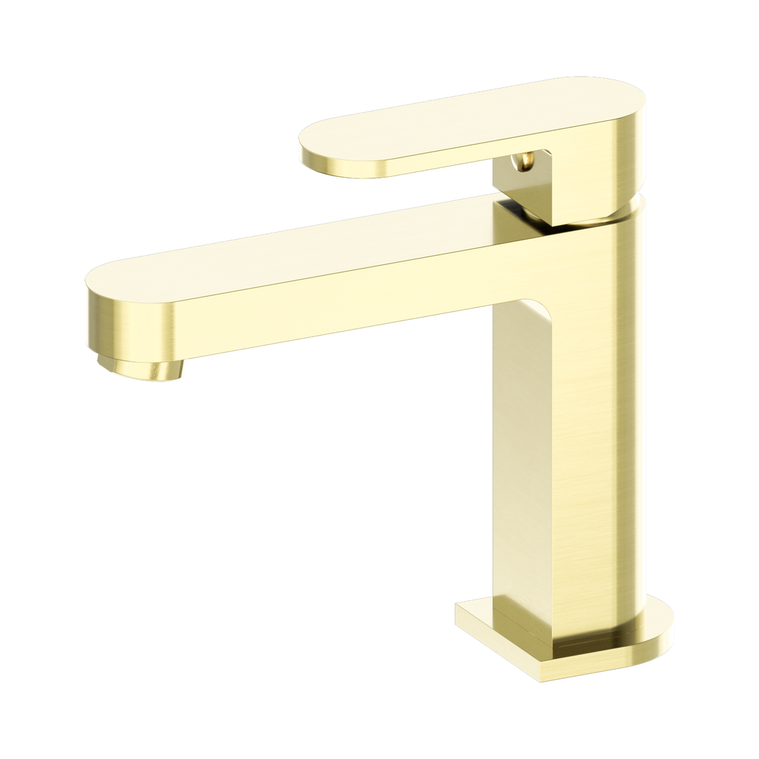 Nero Ecco Basin Mixer Brushed Gold
