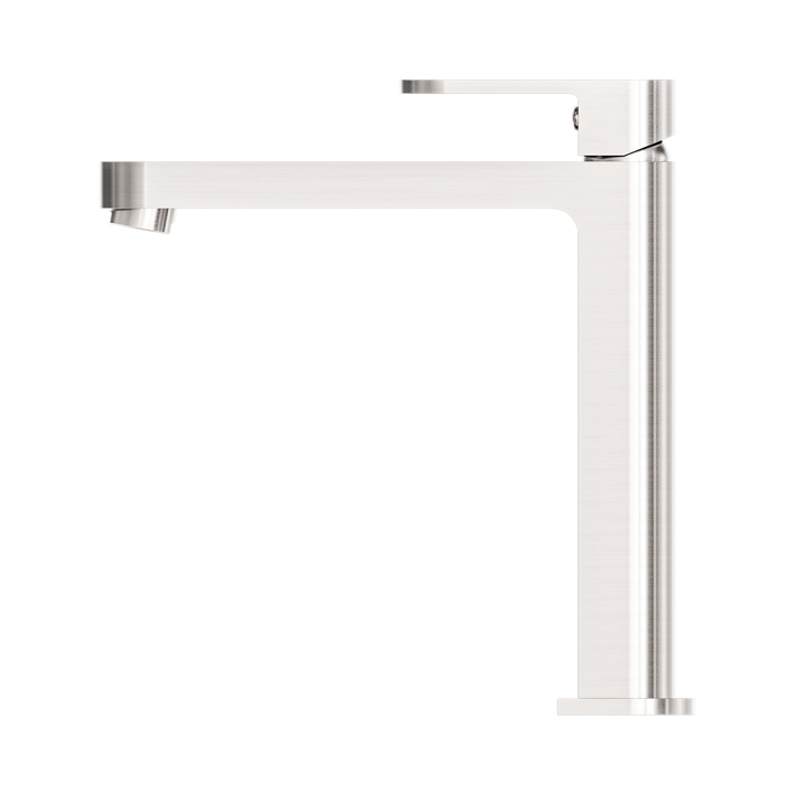 Nero Ecco Tall Basin Mixer Brushed Nickel