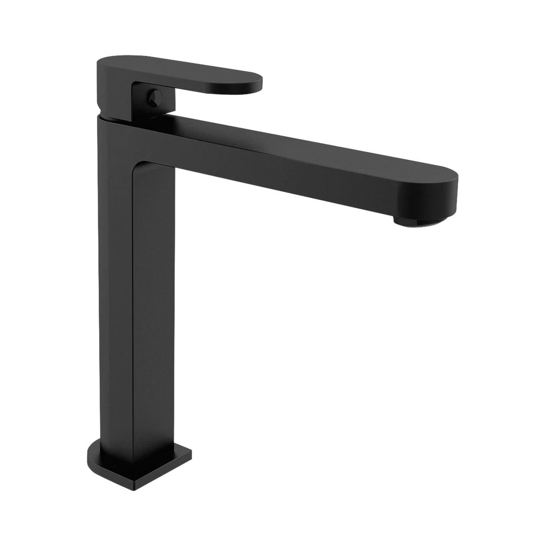 Nero Ecco Tall Basin Mixer Matte Black