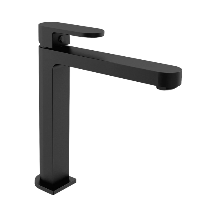 Nero Ecco Tall Basin Mixer Matte Black