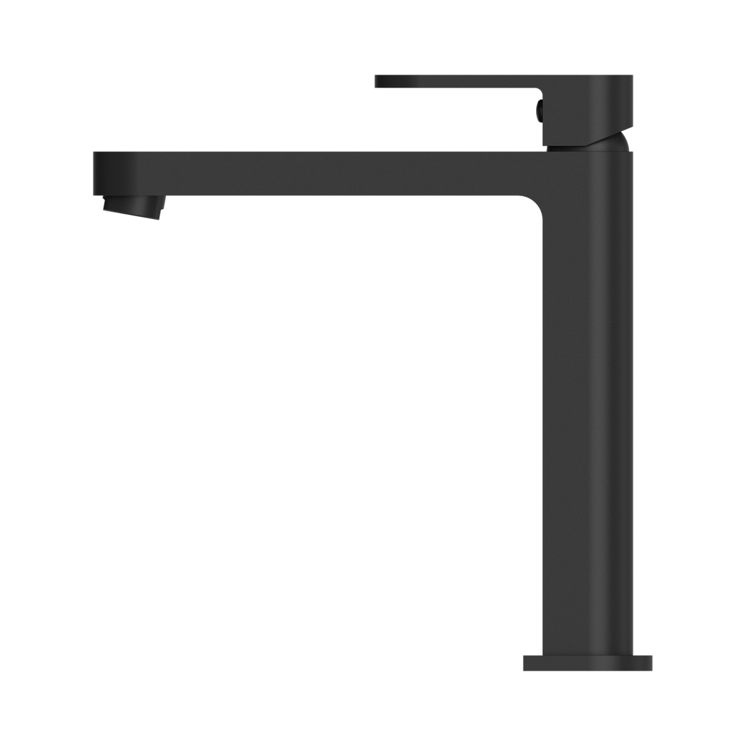 Nero Ecco Tall Basin Mixer Matte Black