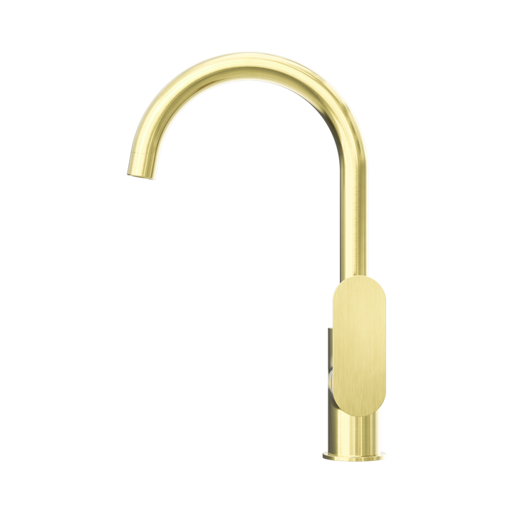 Nero Ecco Kitchen Mixer CP Brushed Gold