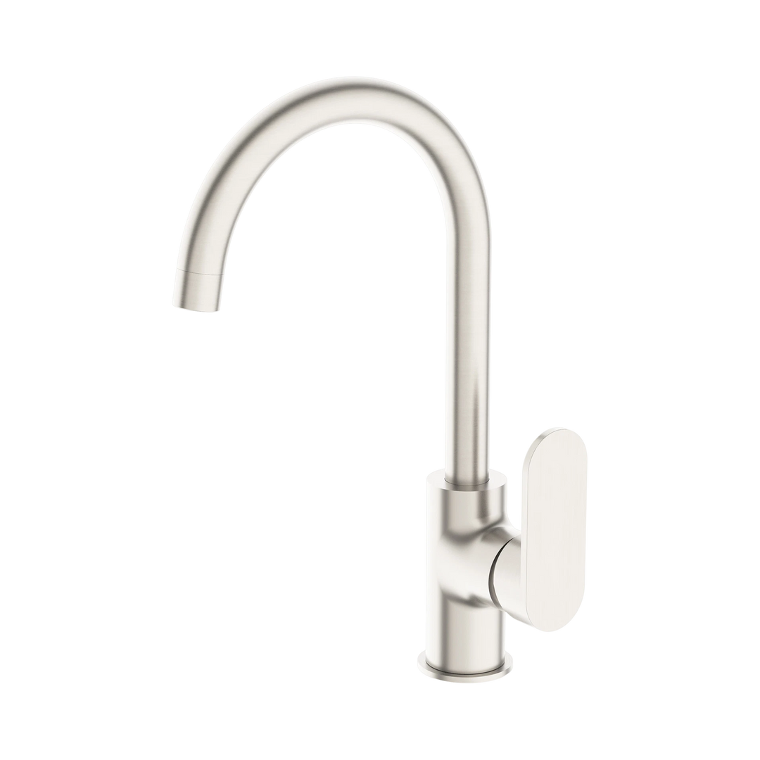 Nero Ecco Kitchen Mixer CP Brushed Nickel