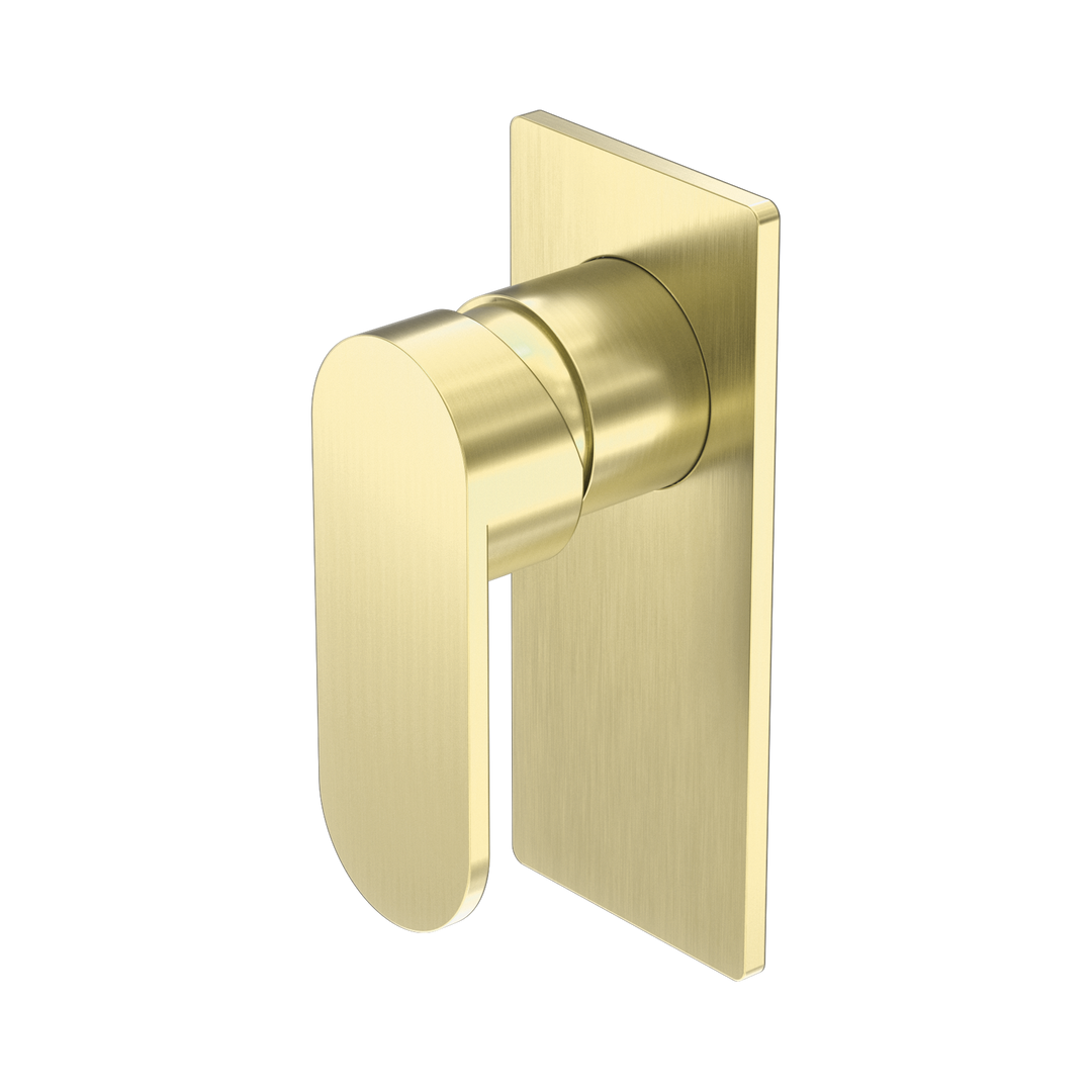 Nero Ecco Shower Mixer CP Brushed Gold