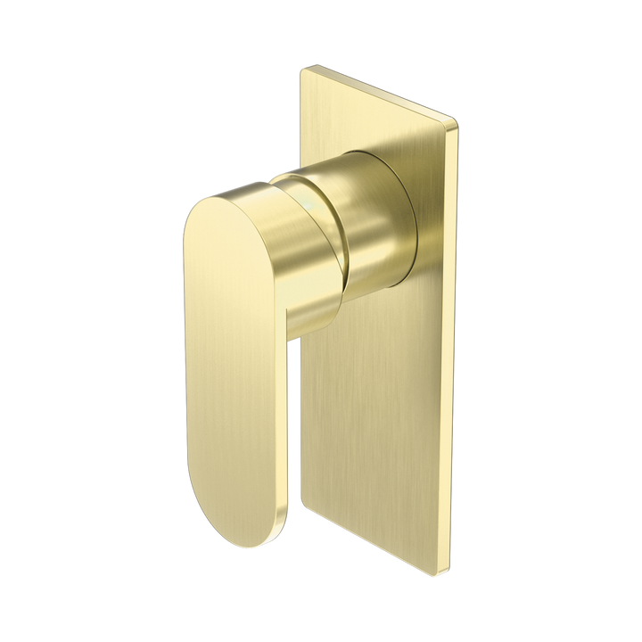 Nero Ecco Shower Mixer CP Brushed Gold