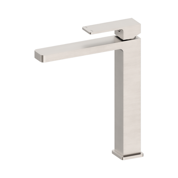 Nero Celia Tall Basin Mixer Brushed Nickel