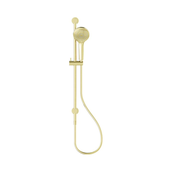 Nero 3-Function Shower Rail Brushed Gold