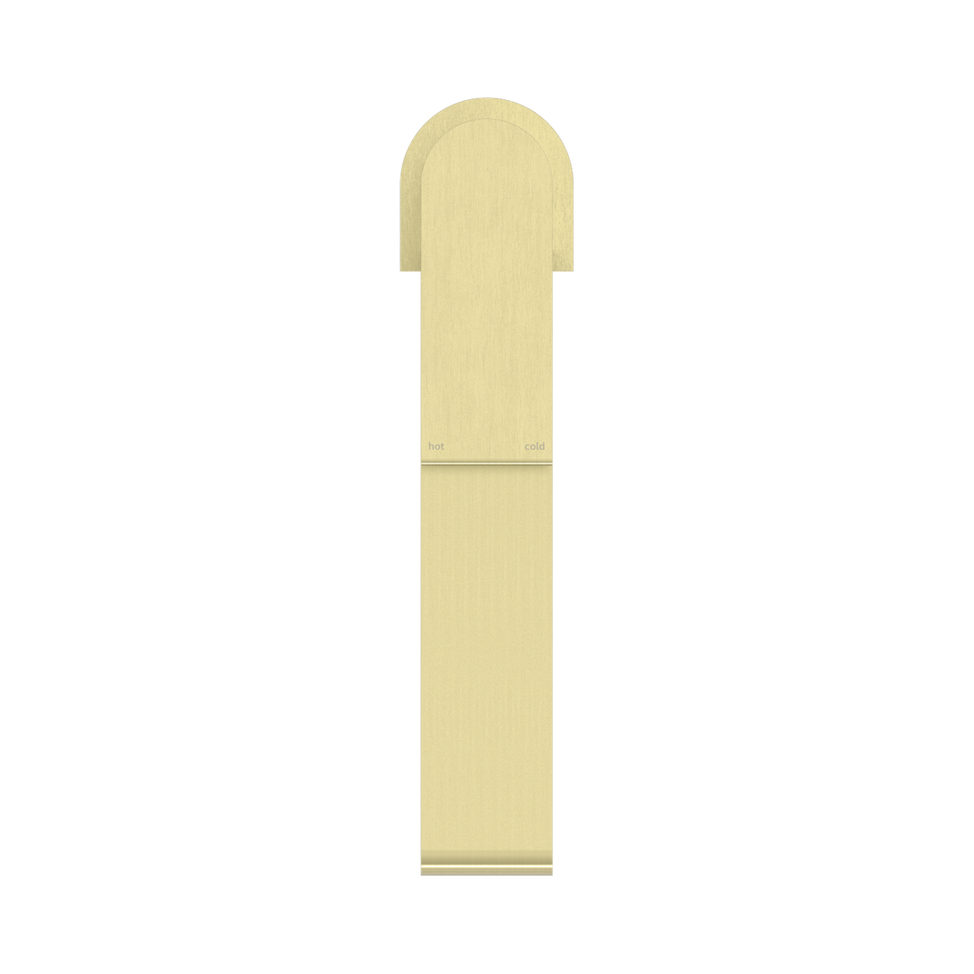 Nero Bianca Tall Basin Mixer CP Brushed Gold