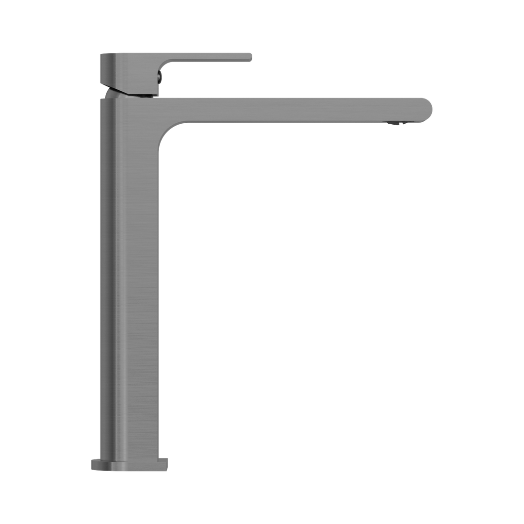 Nero Bianca Tall Basin Mixer CP Gun Metal