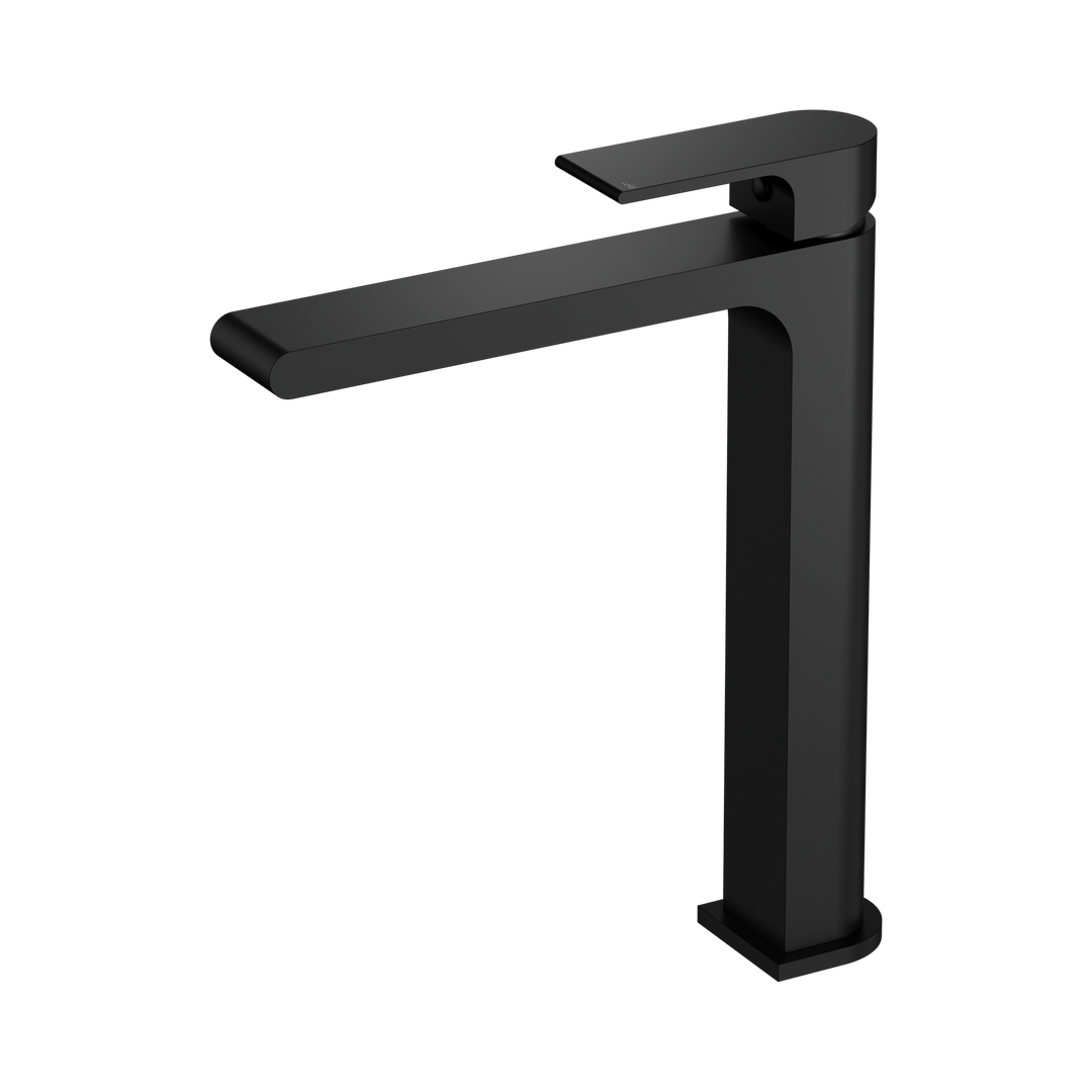 Nero Bianca Tall Basin Mixer CP Matte Black