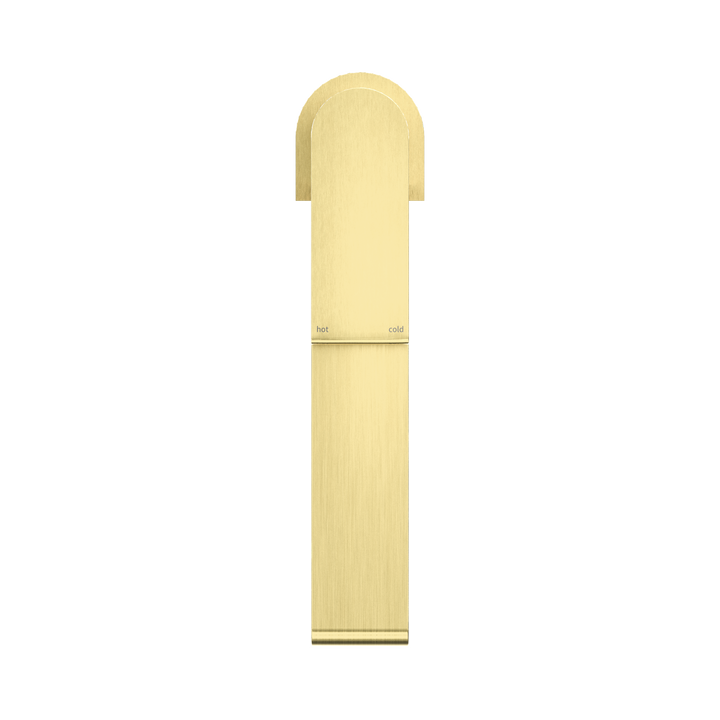 Nero Bianca Mid Tall Basin Mixer Brushed Gold