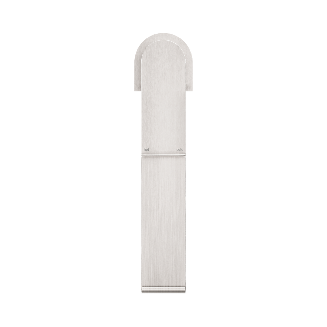 Nero Bianca Mid Tall Basin Mixer Brushed Nickel