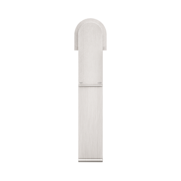 Nero Bianca Mid Tall Basin Mixer Brushed Nickel