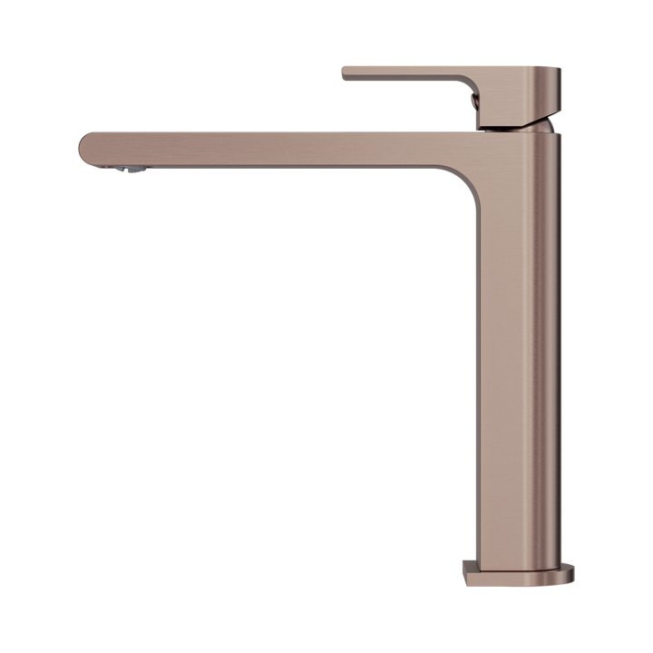 Nero Bianca Mid Tall Basin Mixer Brushed Bronze