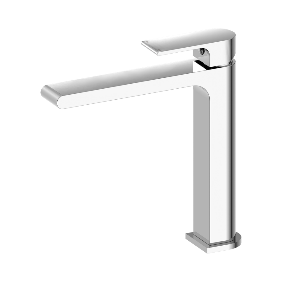Nero Bianca Mid Tall Basin Mixer Chrome