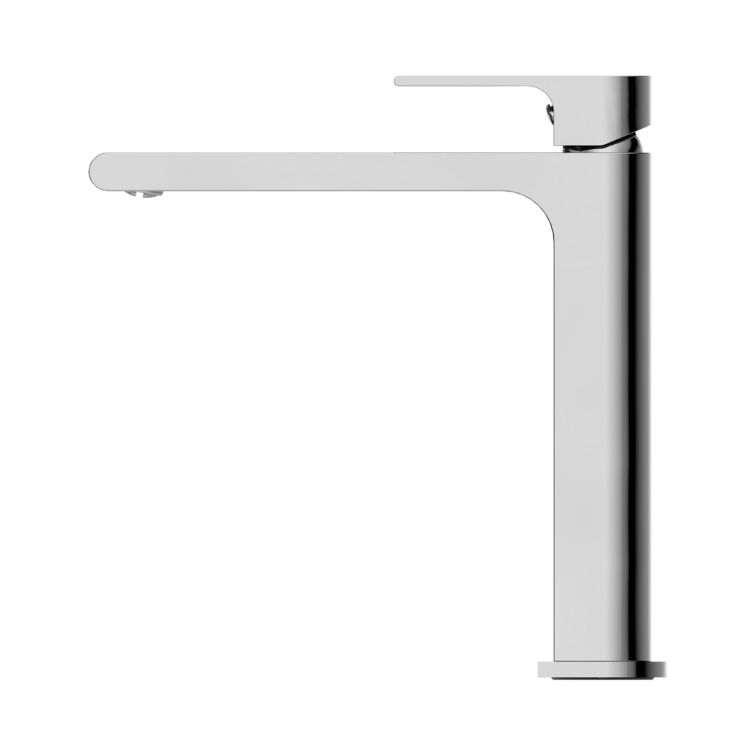 Nero Bianca Mid Tall Basin Mixer Chrome