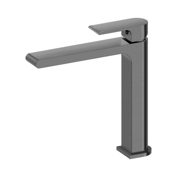 Nero Bianca Mid Tall Basin Mixer Gun Metal