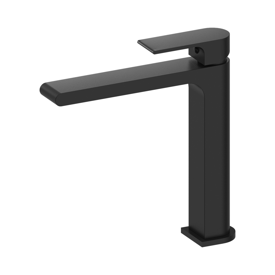 Nero Bianca Mid Tall Basin Mixer Matte Black