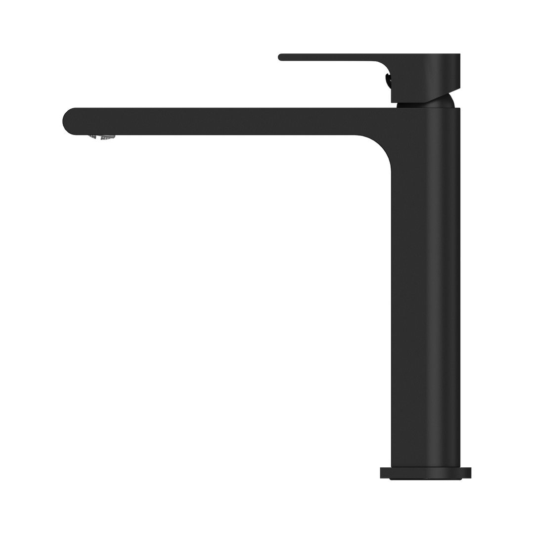 Nero Bianca Mid Tall Basin Mixer Matte Black