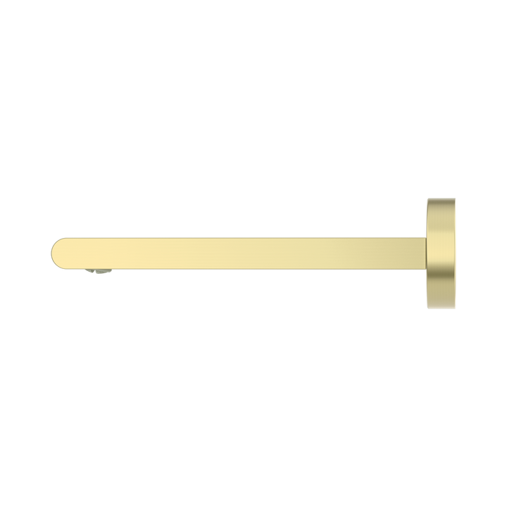 Nero Bianca Fixed Bath Spout Only 200mm Brushed Gold