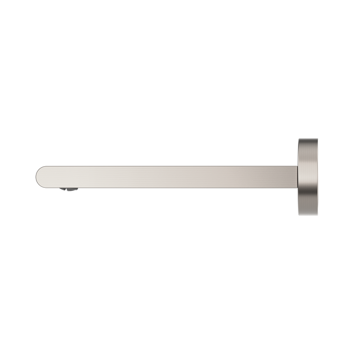 Nero Bianca Fixed Bath Spout Only 200mm Brushed Nickel