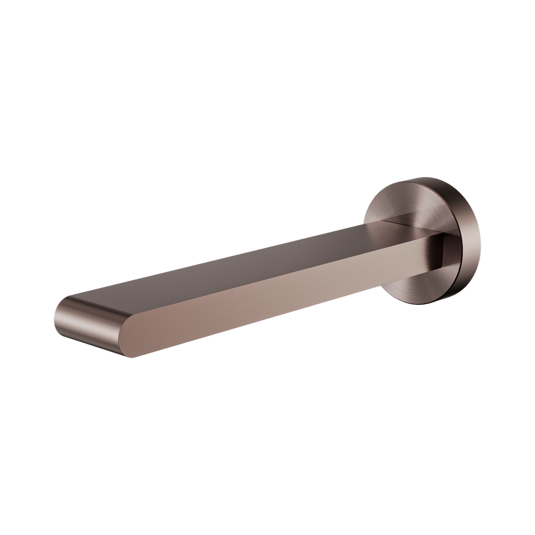 Nero Bianca Fixed Bath Spout Only 200mm Brushed Bronze