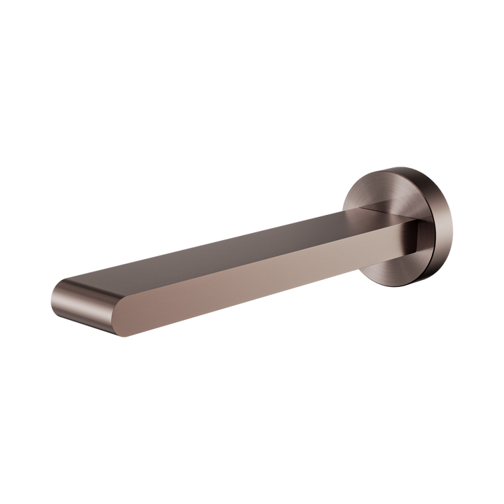 Nero Bianca Fixed Bath Spout Only 200mm Brushed Bronze