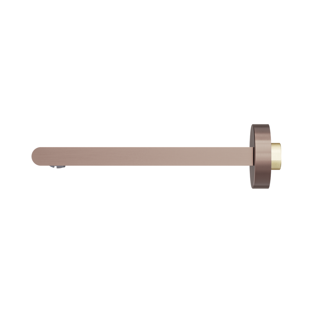 Nero Bianca Fixed Bath Spout Only 200mm Brushed Bronze
