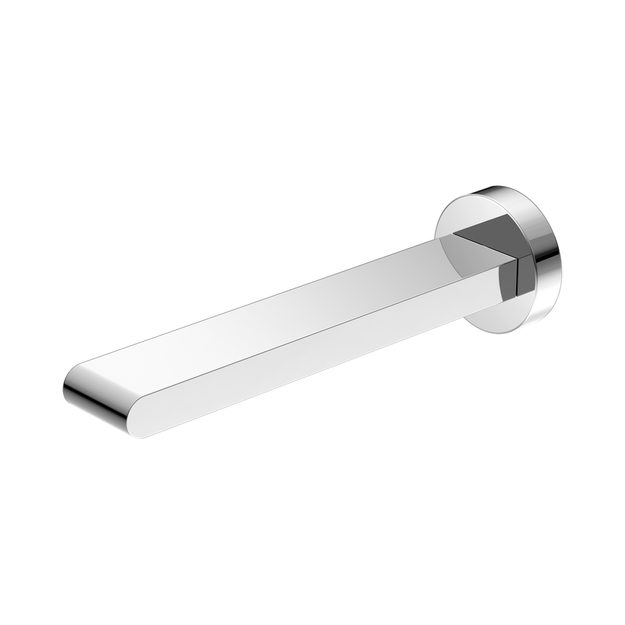 Nero Bianca Fixed Bath Spout Only 200mm Chrome
