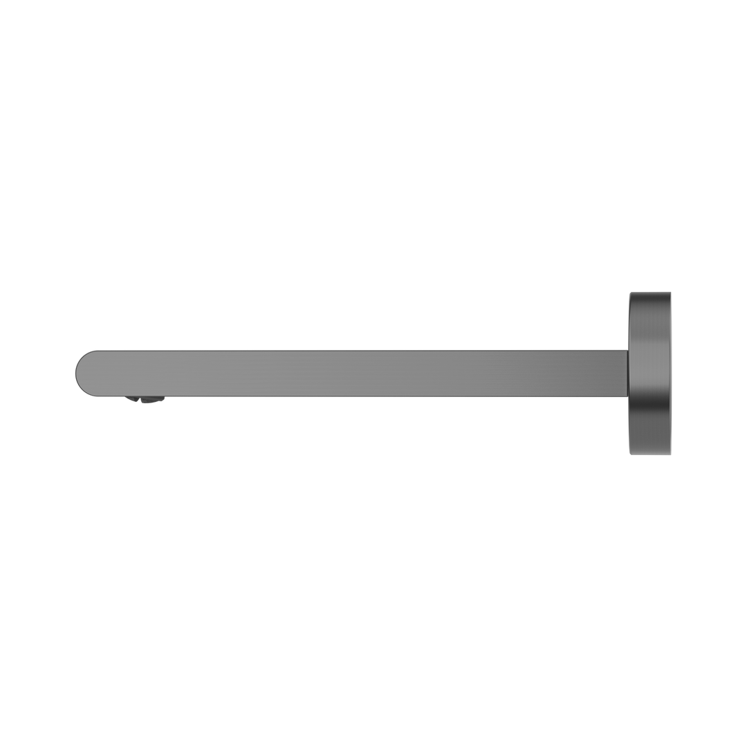 Nero Bianca Fixed Bath Spout Only 200mm Gun Metal