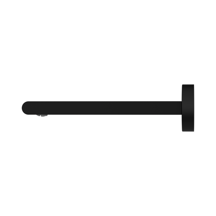 Nero Bianca Fixed Bath Spout Only 200mm Matte Black