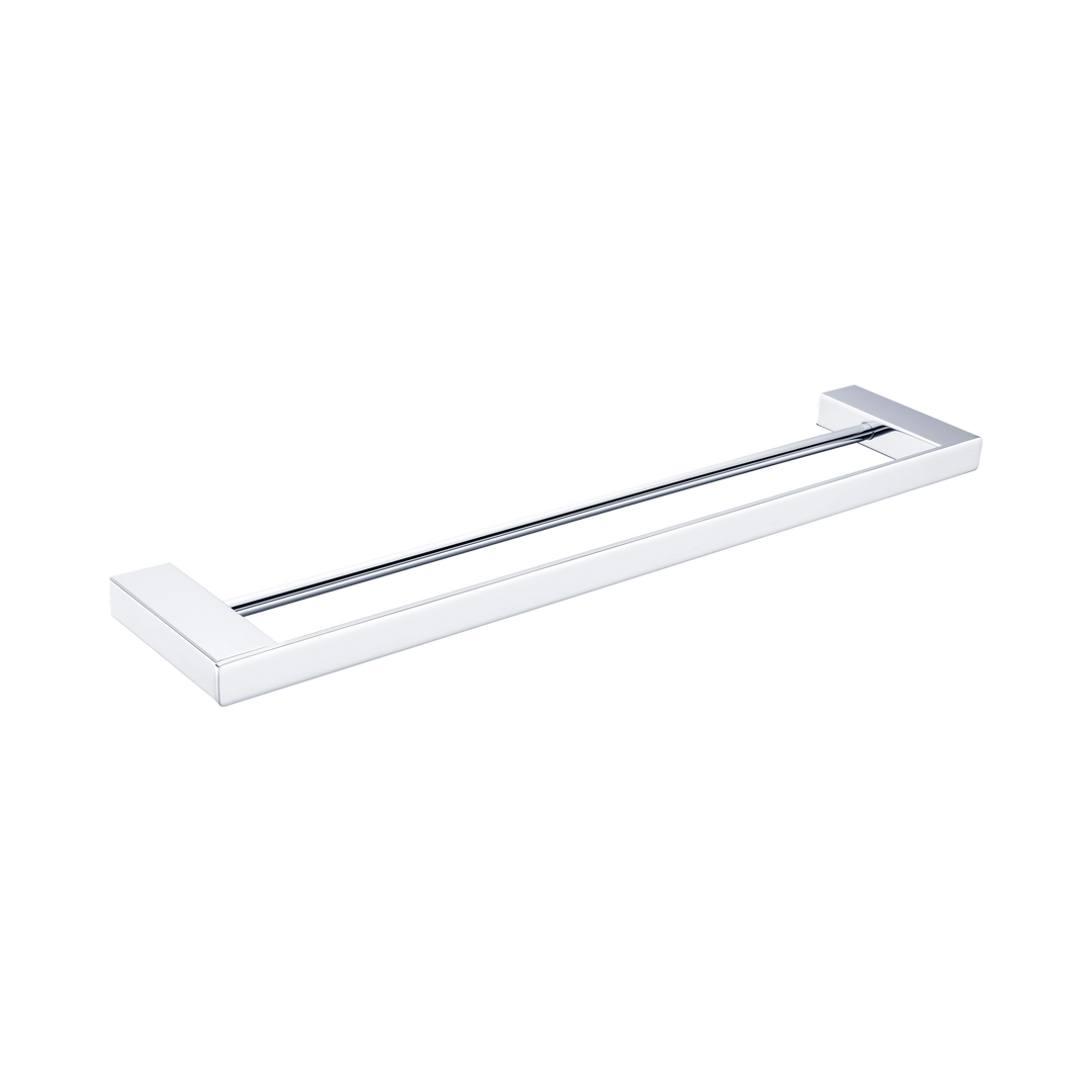 Nero Celia Double Towel Rail 600mm Chrome