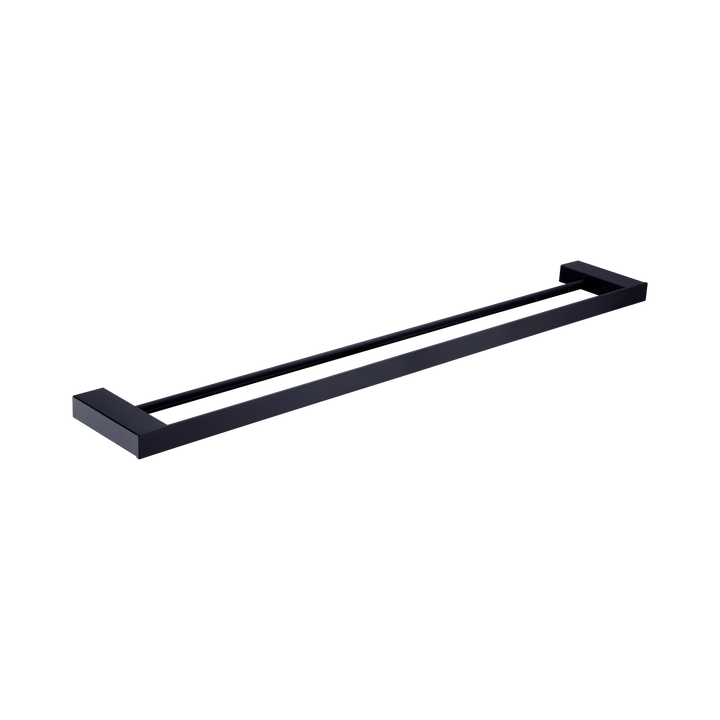 Nero Celia Double Towel Rail 600mm Matte Black