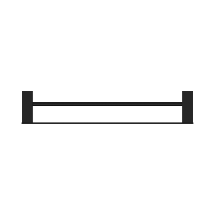 Nero Celia Double Towel Rail 600mm Matte Black
