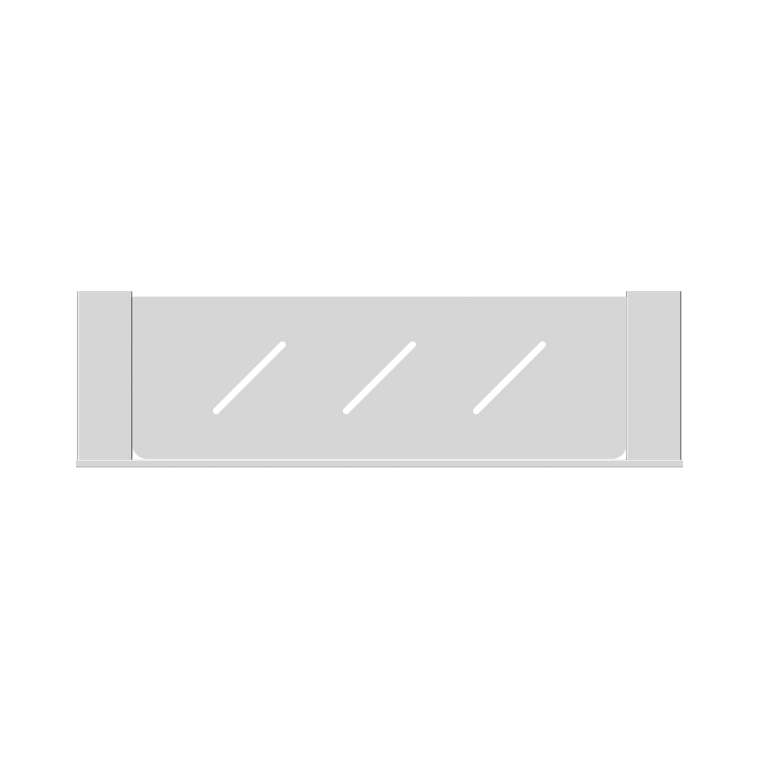 Nero Celia Metal Shelf Chrome