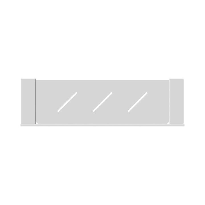 Nero Celia Metal Shelf Chrome