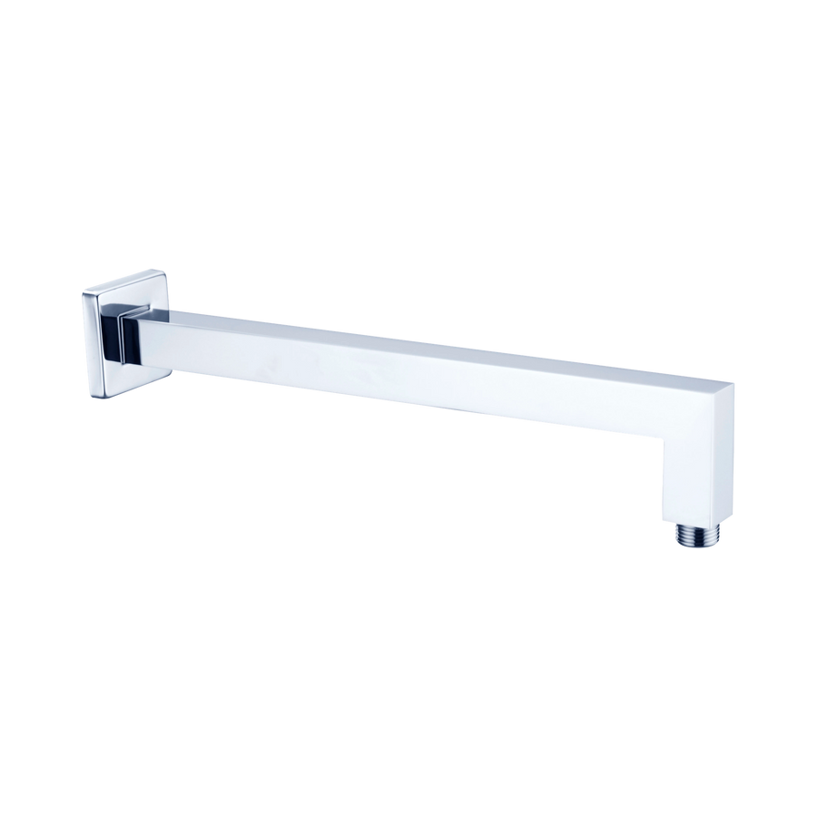 Nero Square Shower Arm Chrome