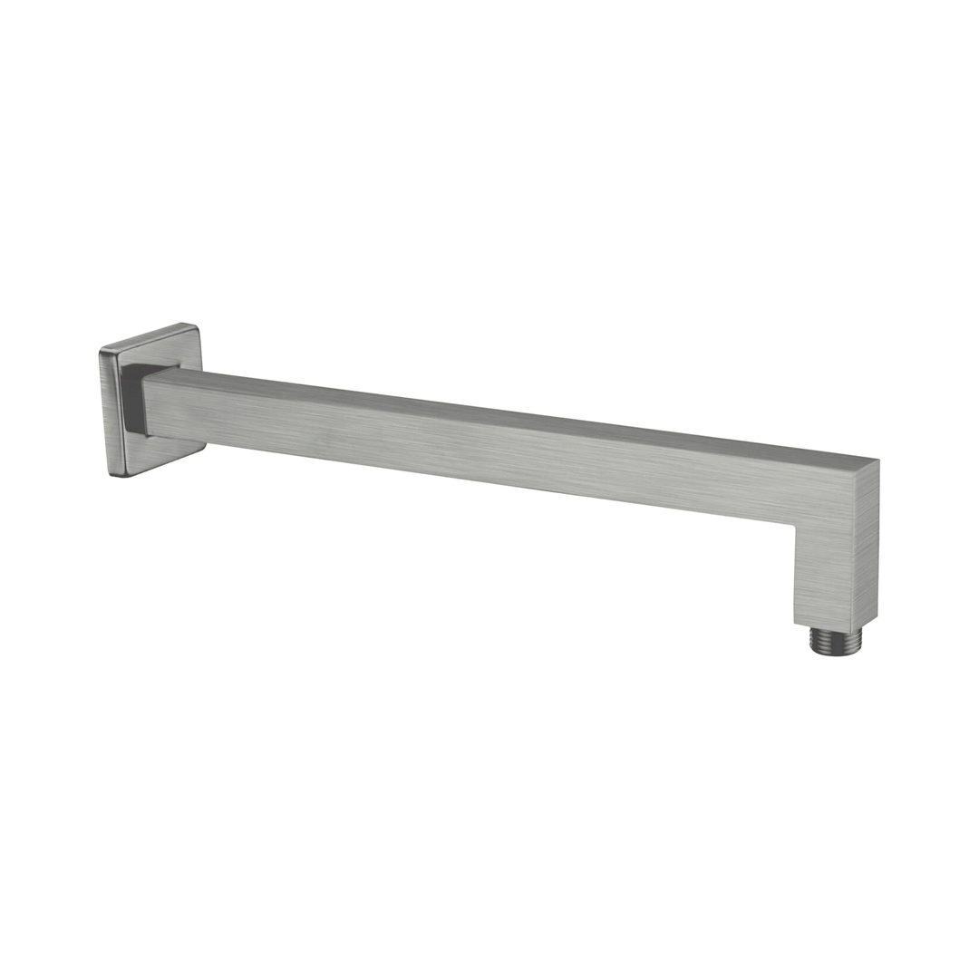 Nero Square Shower Arm Gun Metal