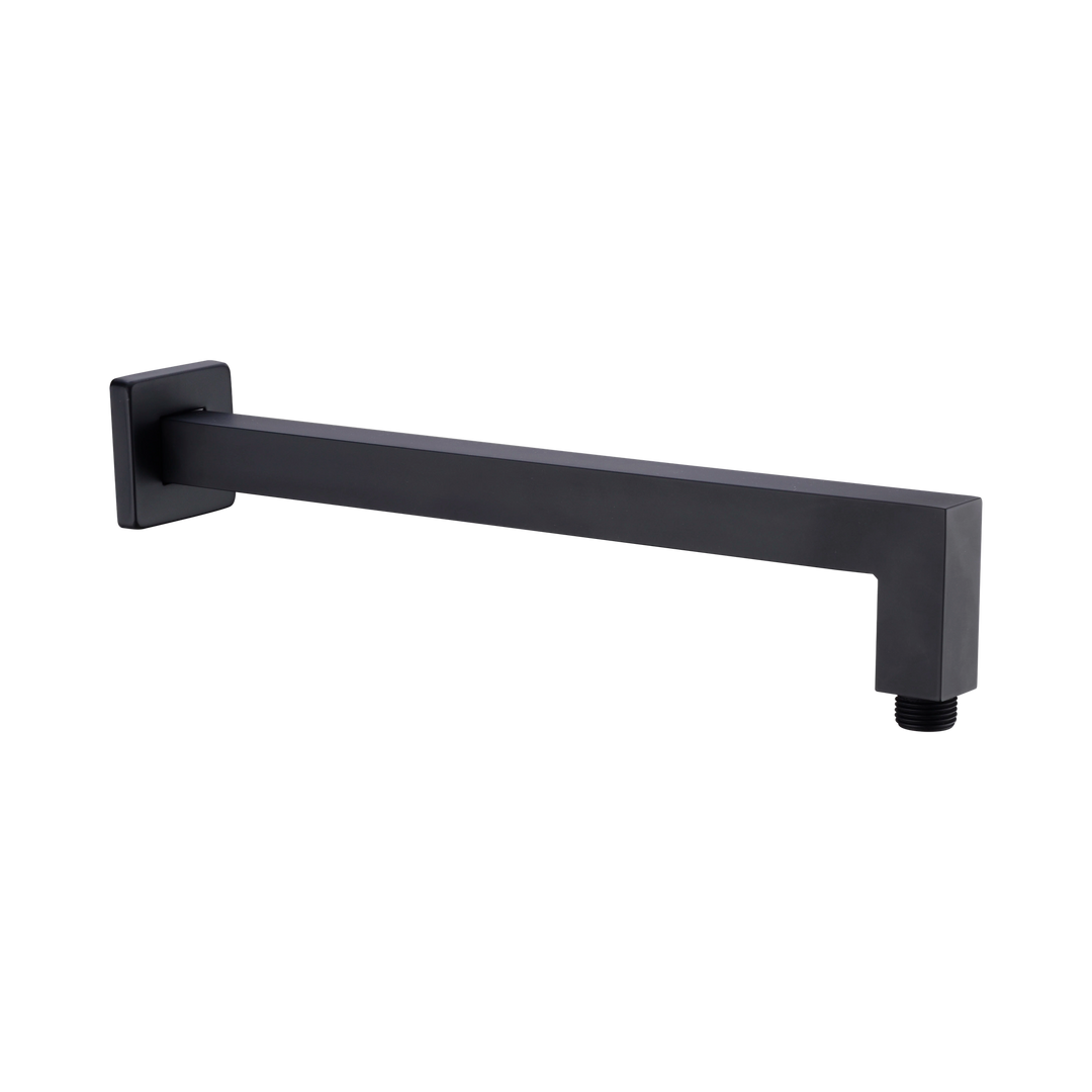 Nero Square Shower Arm Matte Black