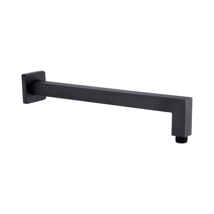 Nero Square Shower Arm Matte Black