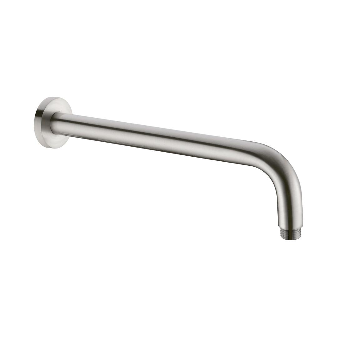 Nero Round Shower Arm 330mm BB Brushed Nickel
