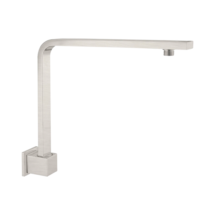 Nero Square Swivel Shower Arm CP Brushed Nickel