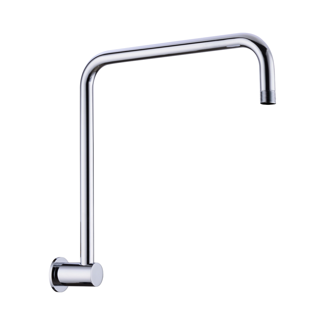 Nero Round Swivel Shower Arm Chrome
