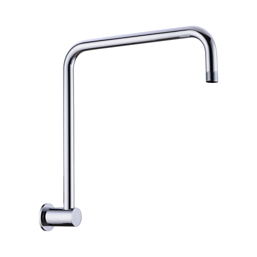 Nero Round Swivel Shower Arm Chrome