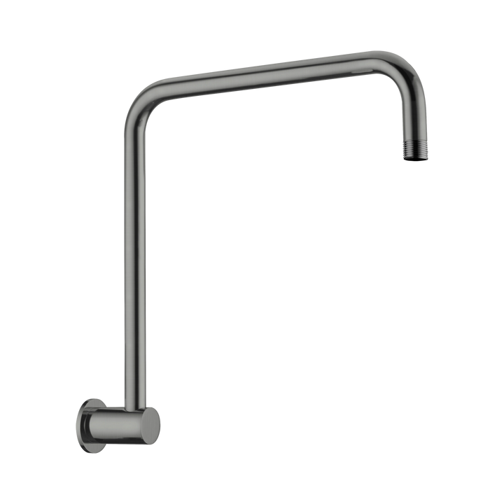 Nero Round Swivel Shower Arm Gun Metal