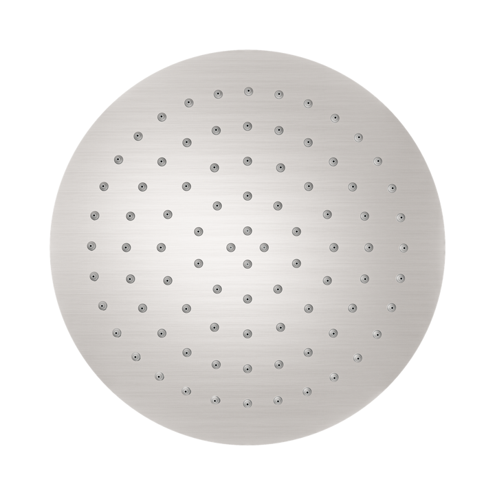 Nero 250mm Round SS Shower Head Brushed Nickel