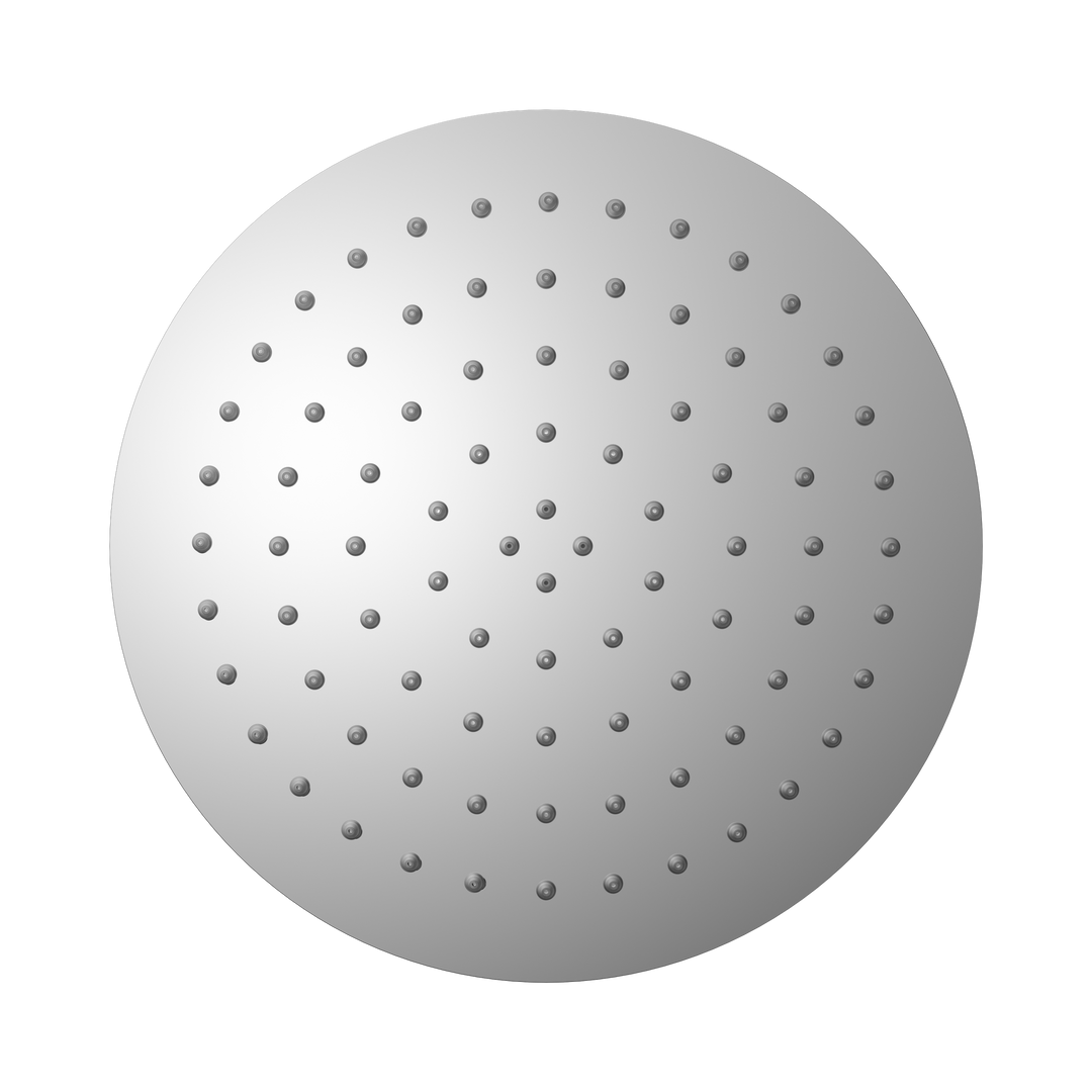 Nero 250mm Round SS Shower Head Chrome