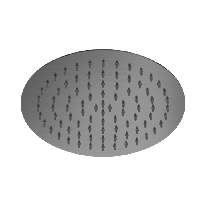 Nero 250mm Round SS Shower Head Gun Metal